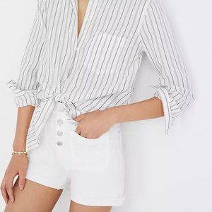 NWOT MADEWELL HIGH-RISE DENIM SHORTS